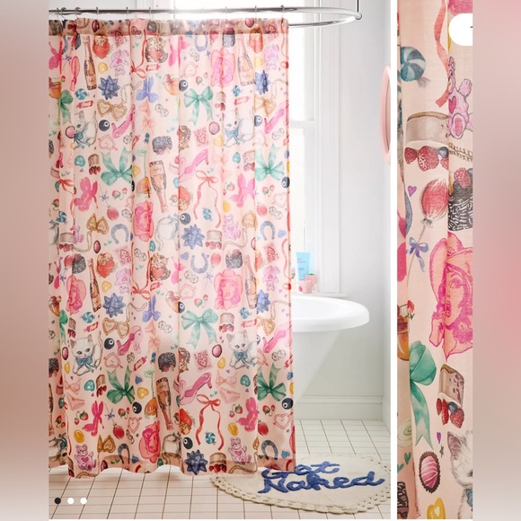 Urban Outfitters Other - Betty Collage Patterned Shower Curtain 💗